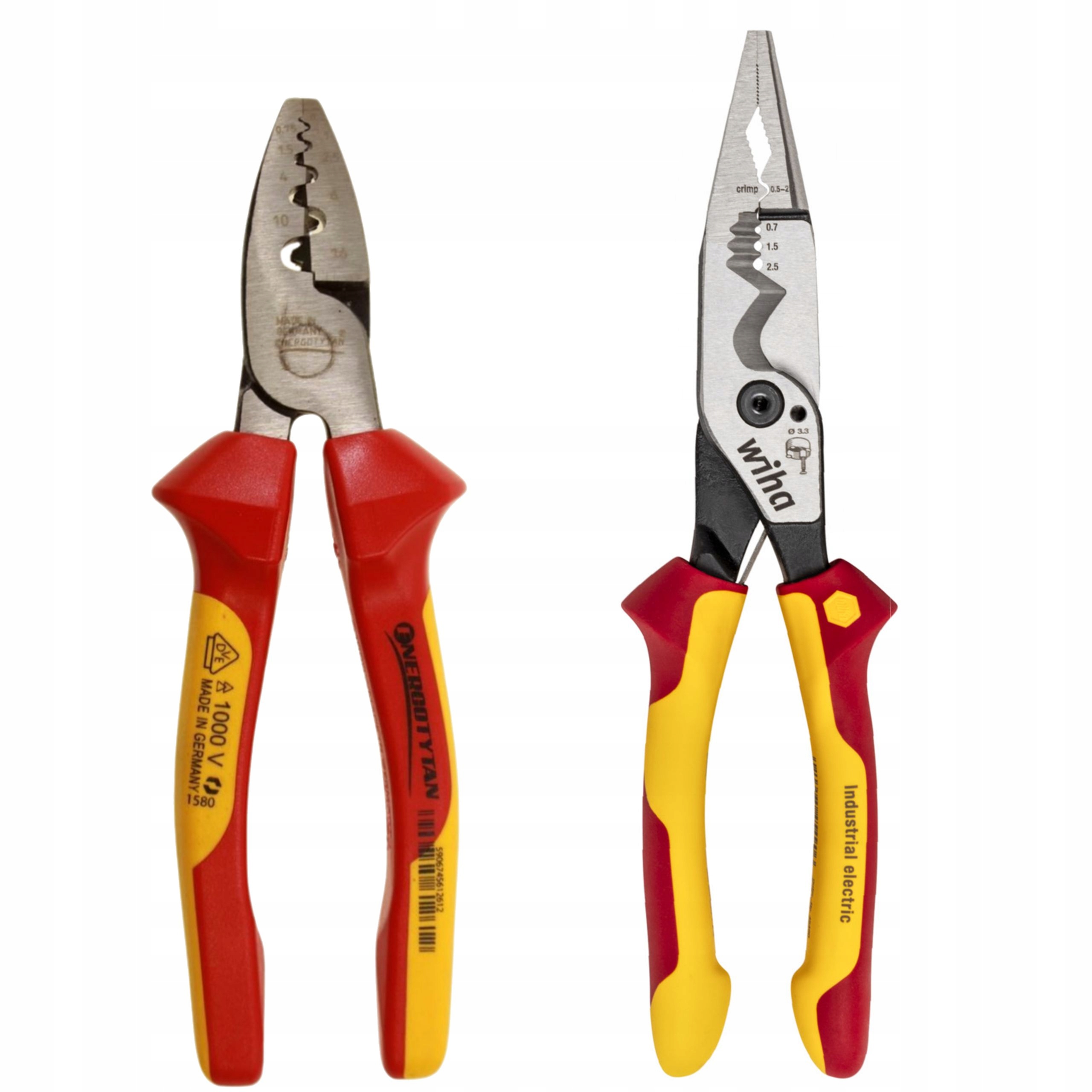 Wiha 45705 Univerzální kleště Industrial 8v1 lisovací kleště na dutinky 0,5-16