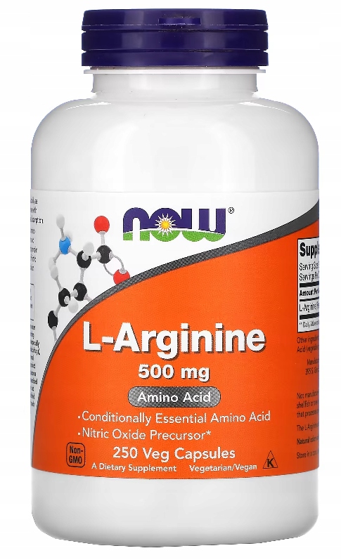 Now Foods L-arginin 250 kapslí L-arginin