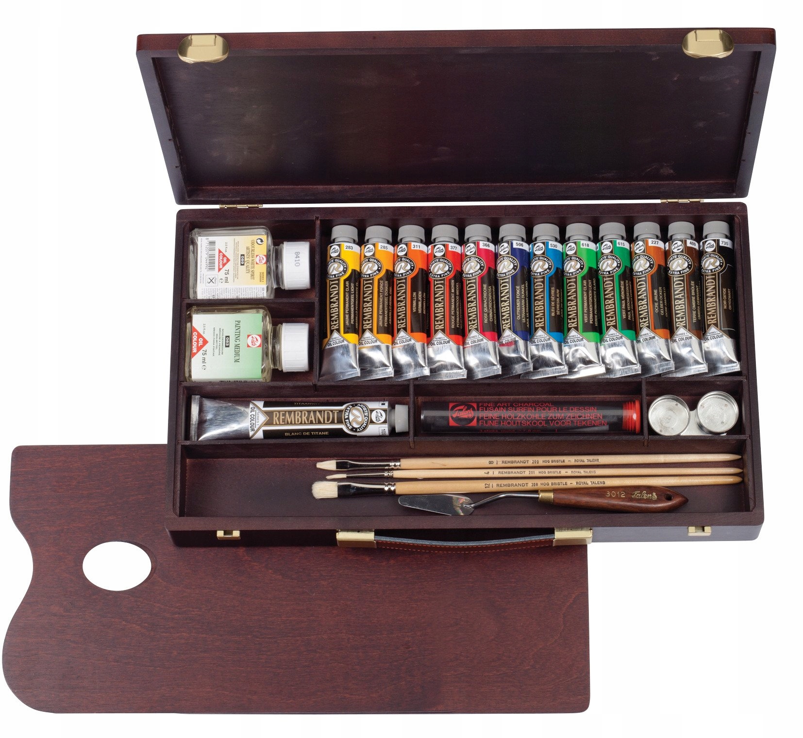 Olejové barvy 13 tub po 40ml Rembrandt Malířská olejová sada Professional