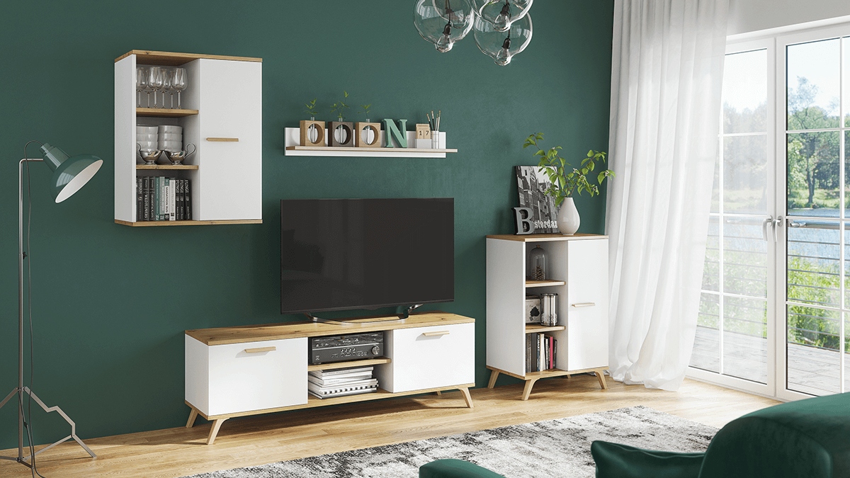 Komoda 60 cm szafka RALF 2 w stylu skandynawskim Kod producenta RALF_2_FRONTI