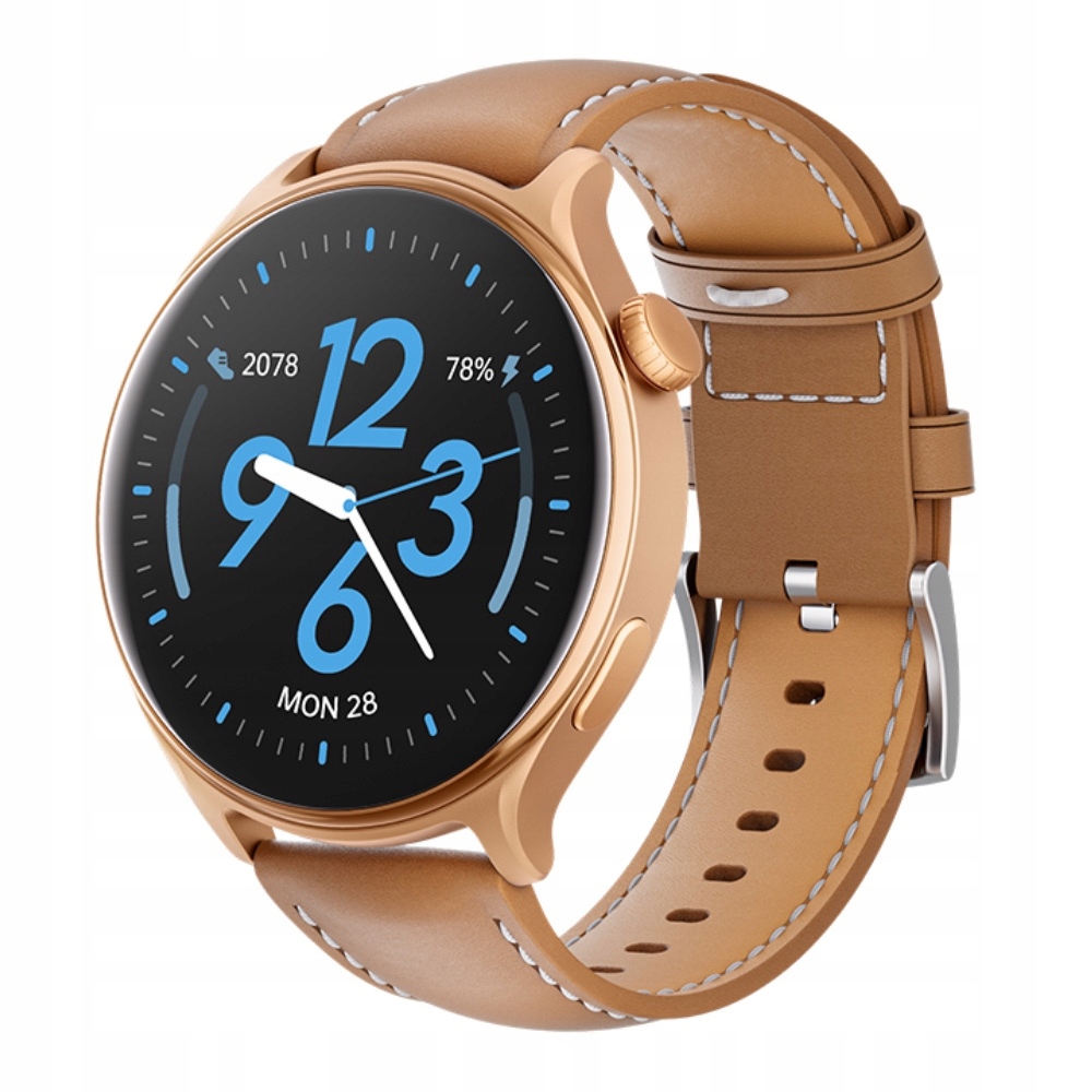 Neogo Watch GTR2 chytré hodinky, hnědé