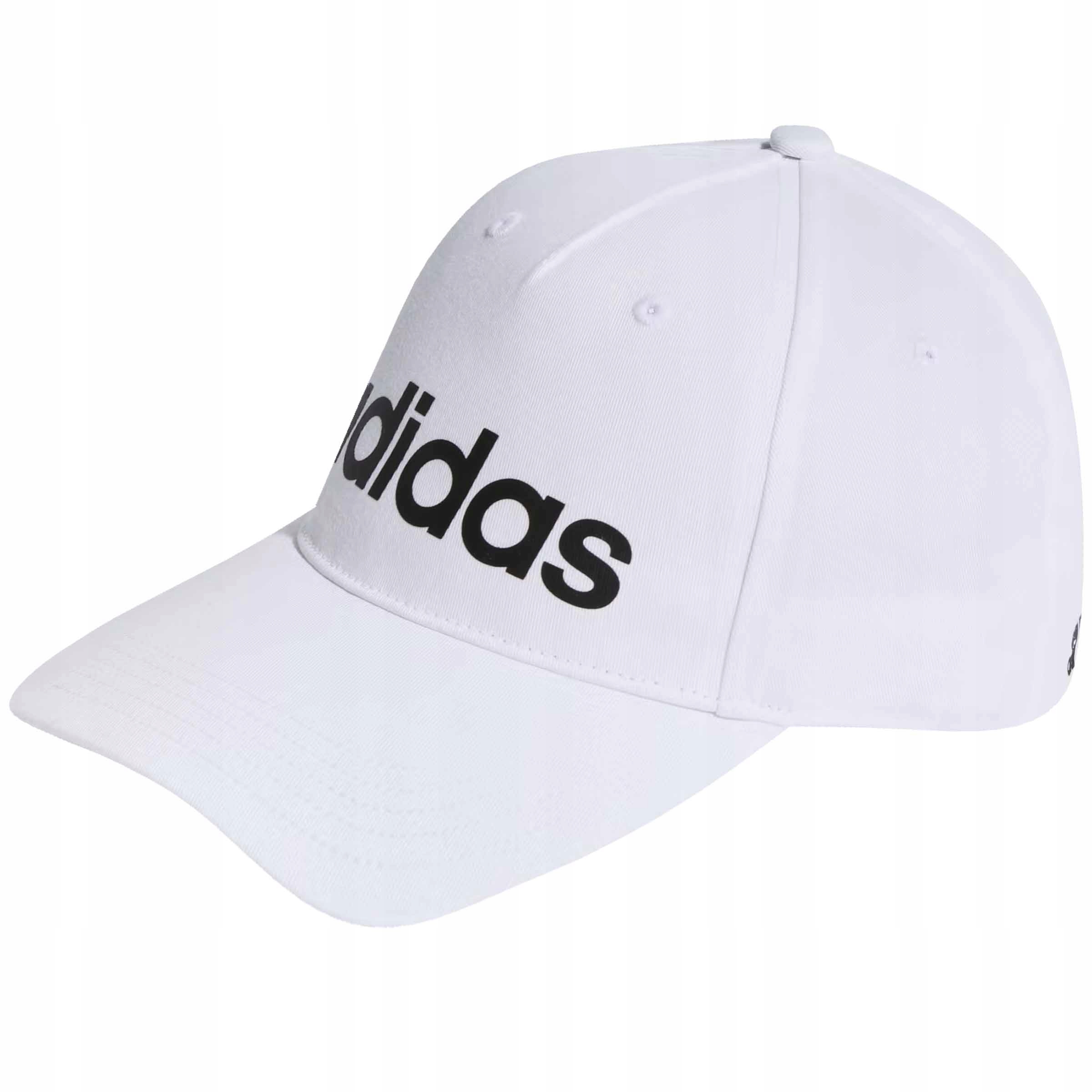 ADIDAS DAILY CAP IC9707 CZAPKA Z DASZKIEM BEJSBOLÓWKA BIAŁA BAWEŁNIANA