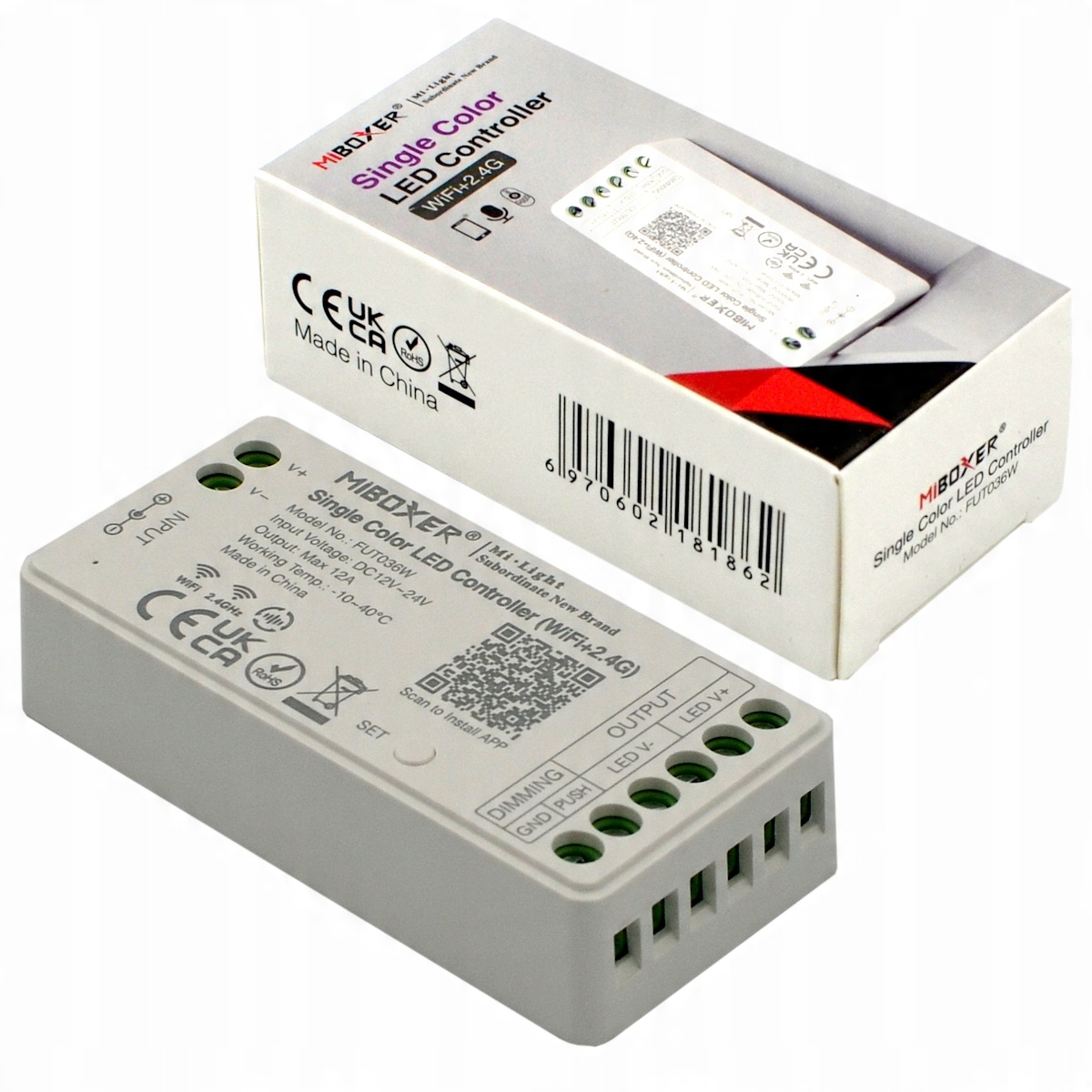 

Milight Sterownik FUT036W Taśma Led Mono WiFi Tuya