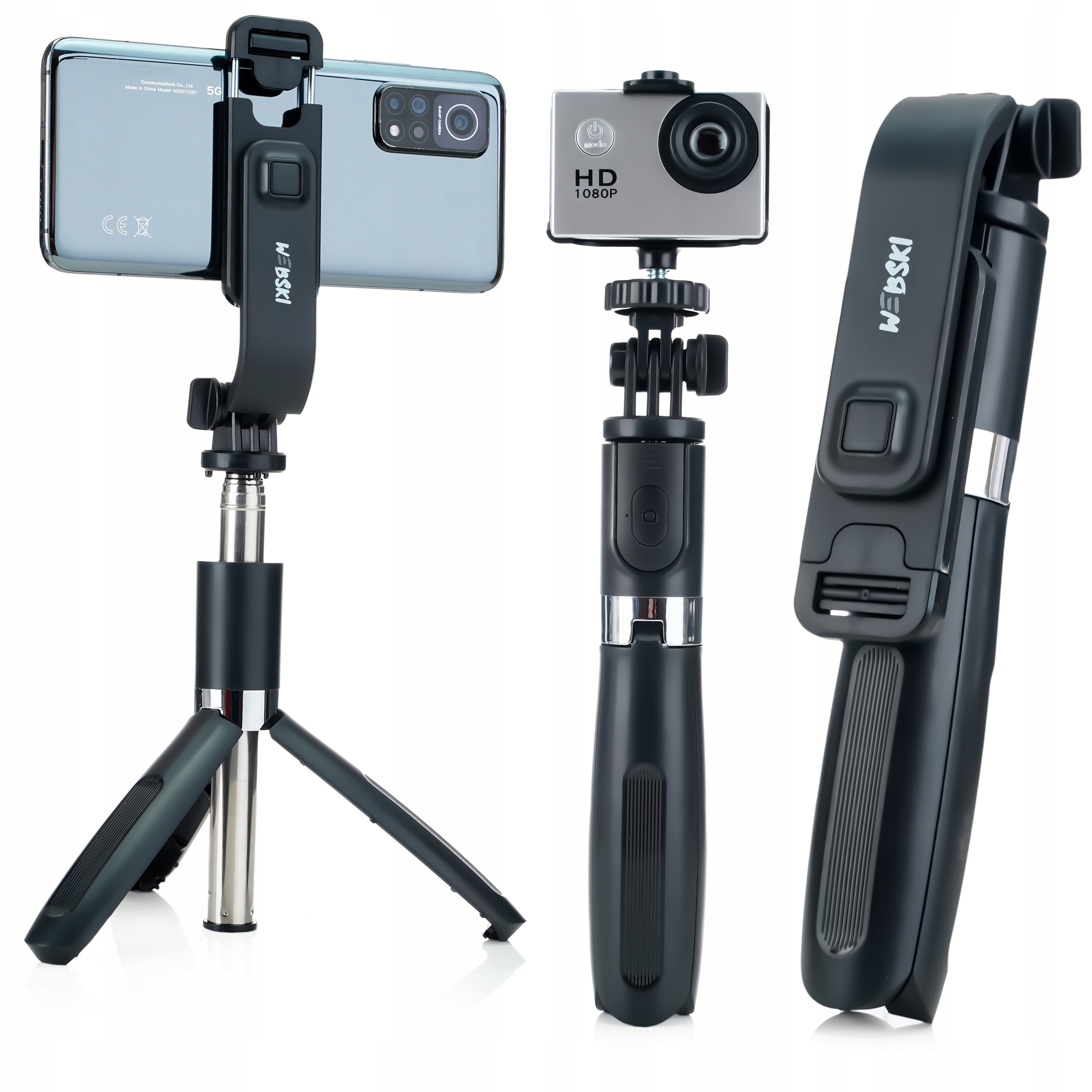 

Kijek Do Selfie Tripod Statyw Pilot Bluetooth
