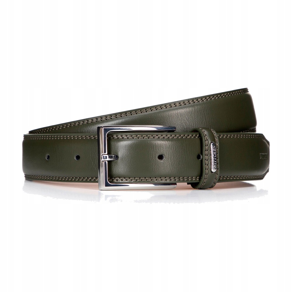Zelený pánský kožený pásek Wittchen 100-8M-906-Z 110 cm