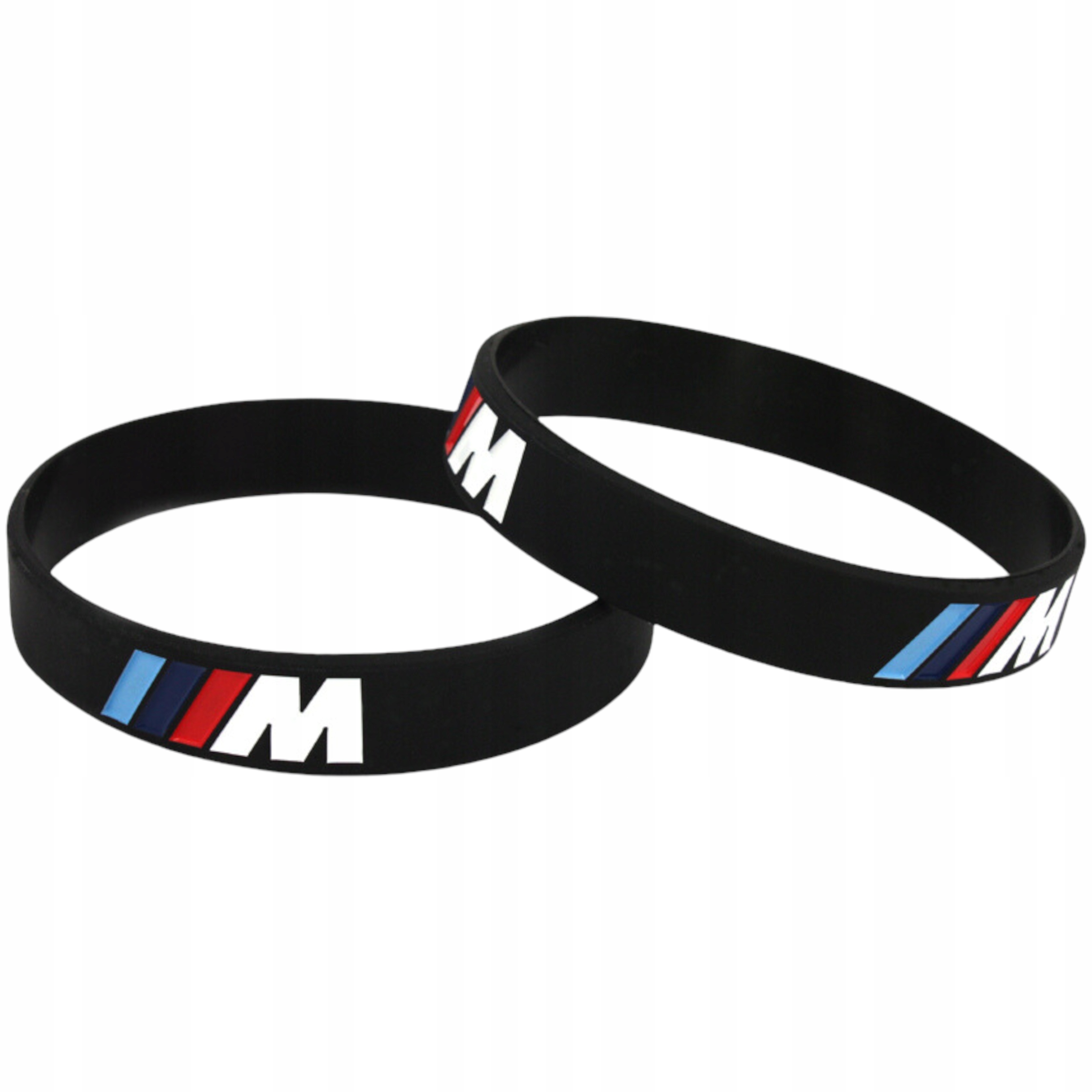 Opaska silikonowa na rękę męska damska Bmw M Power Czarna