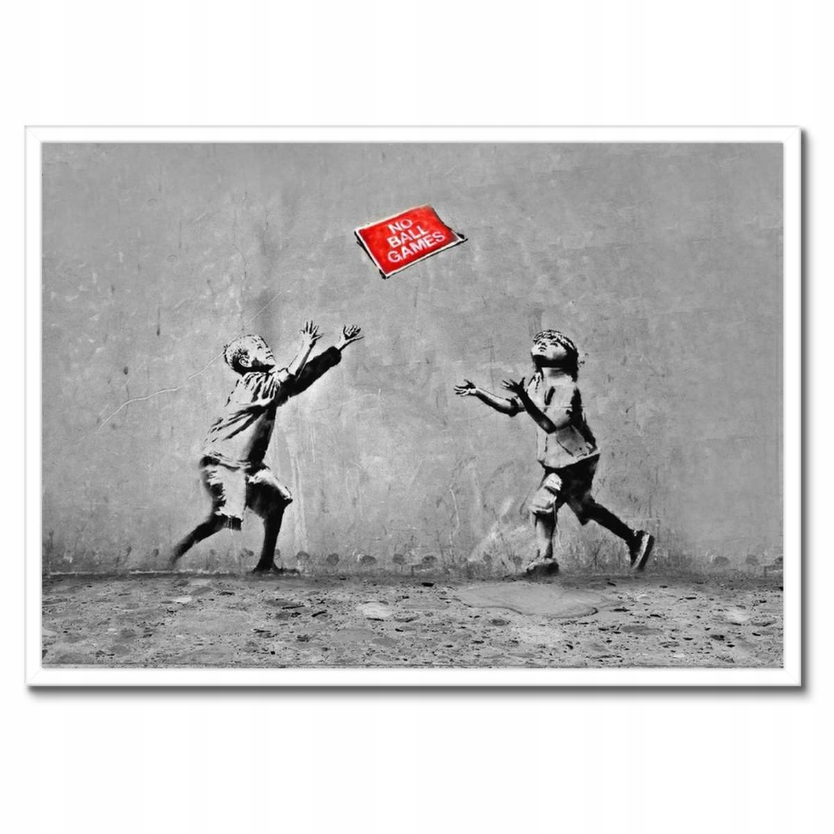 Plakáty v rámu 70x50 Banksy No Ball Games