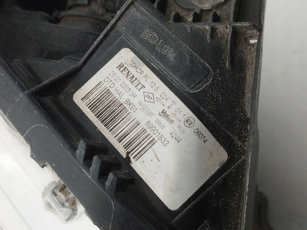 Renault Laguna III 3 light right front front 89901833
