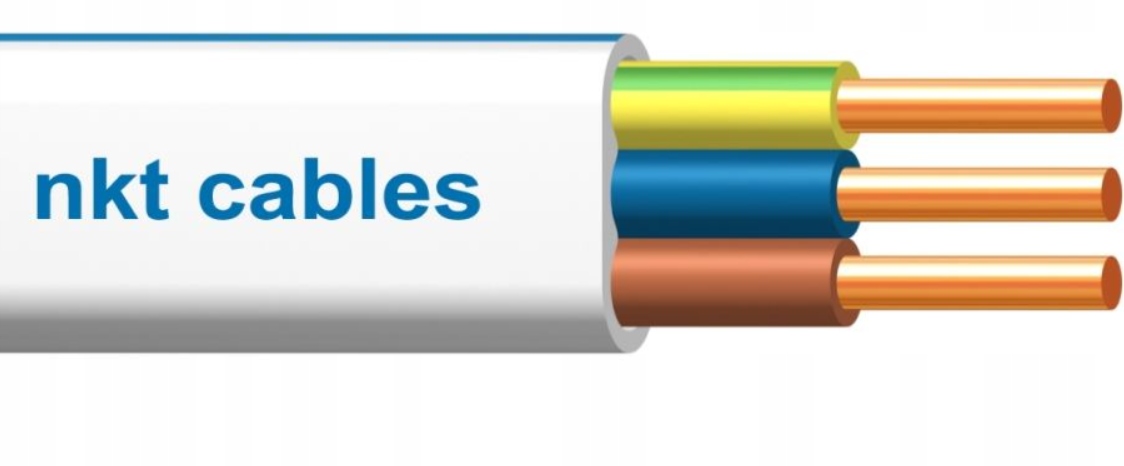 

Przewód kabel drut płaski YDYp 3X 1,5 Nkt 1 Mb