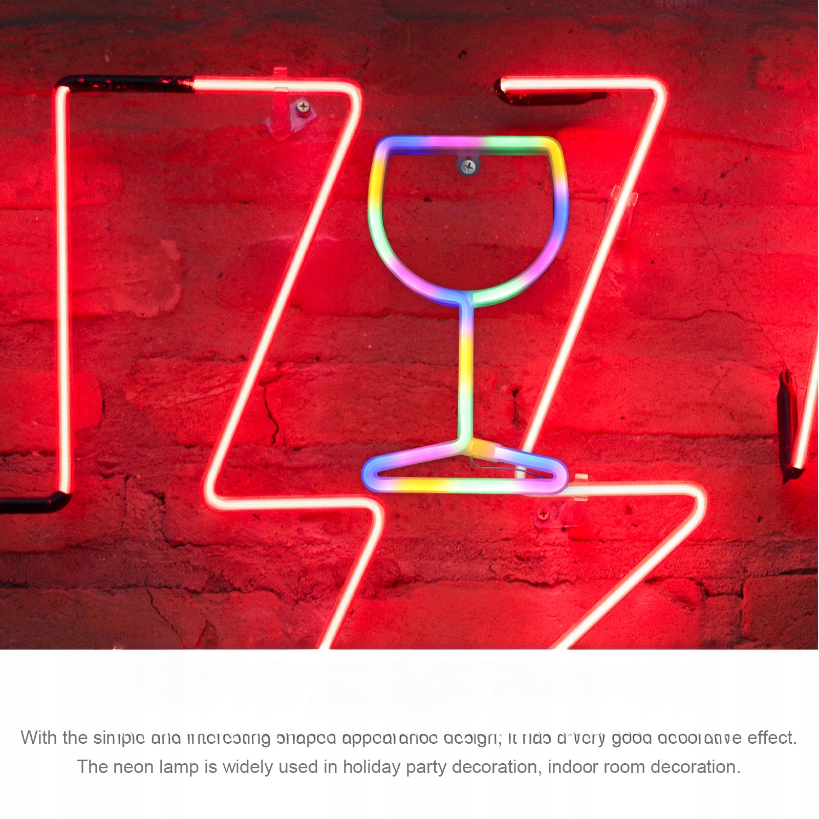 MODNE EMBLEMATY ŚWIETLNE EMBLEMATY DEKOROWE IMPREZY Waga produktu z opakowaniem jednostkowym 0.51 kg