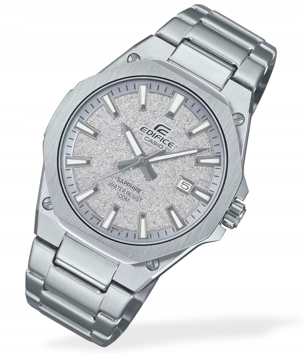 Klasické pánské hodinky Casio Edifice EFR-S108DE Szafir WR100M +Box+ Gravírování