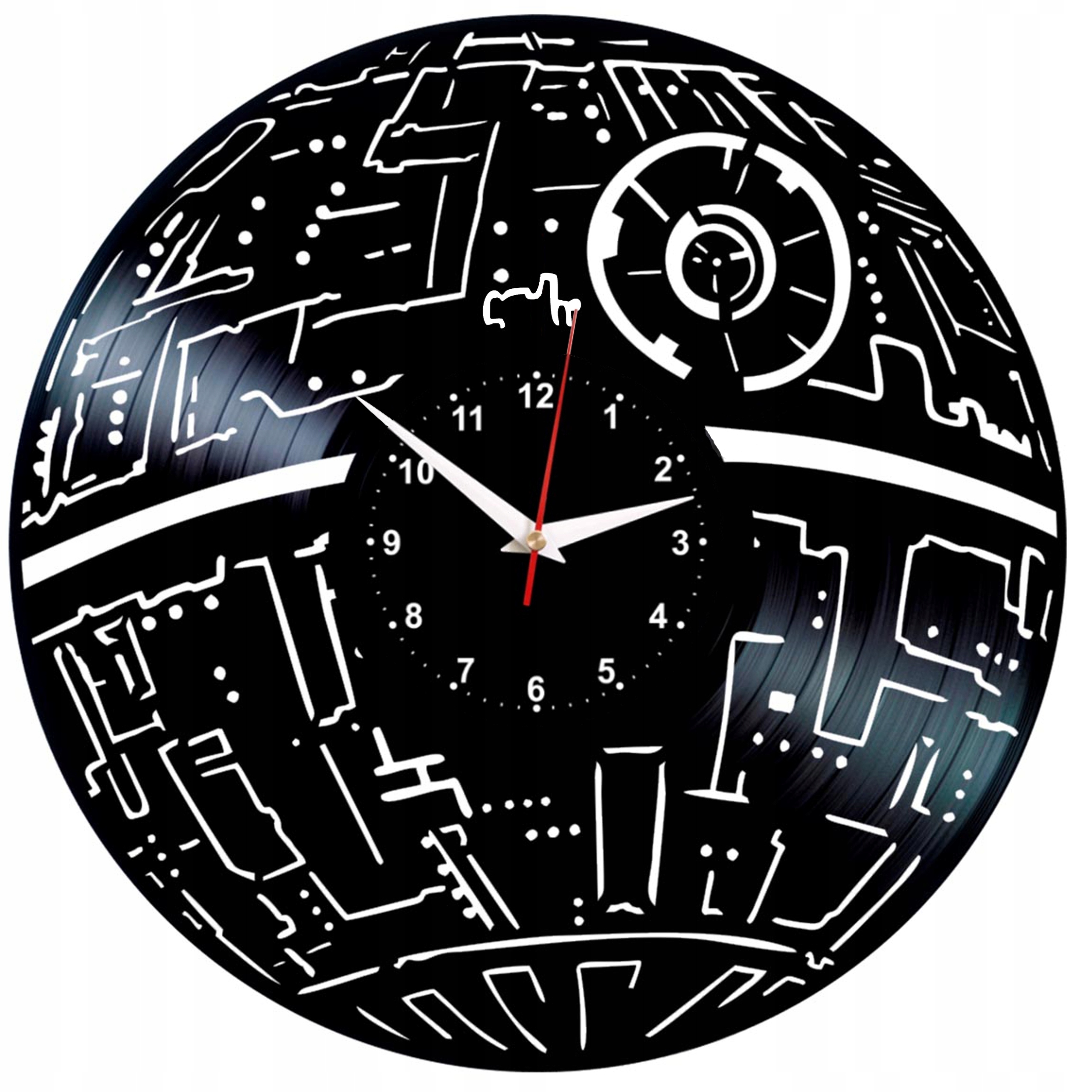Star Wars Dárek Originální dekorace do domu Hodiny z vinylové desky