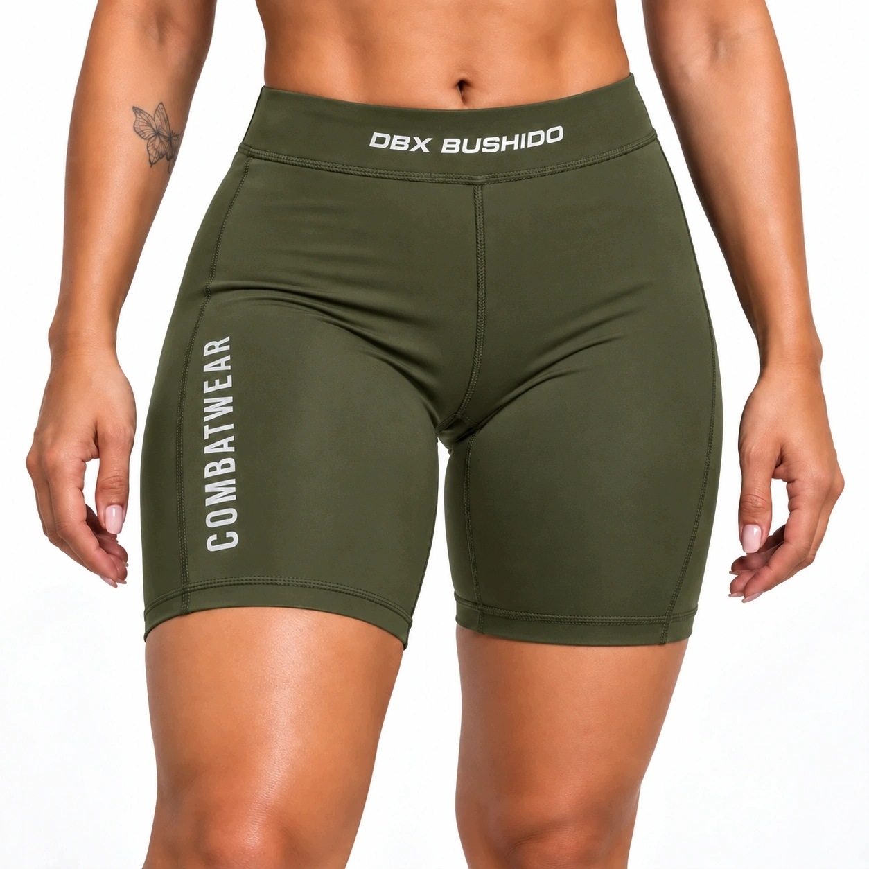 Spodenki Damskie Krótkie Sportowe Zielone Combatwear Dbx Bushido L