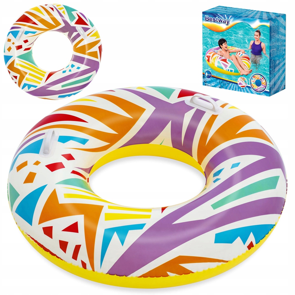 

Bestway Geometric koło do pływania 107cm 12+ 36228