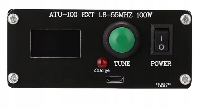 Skrzynka antenowa 1,8-55Mhz z akumulatorem 100W