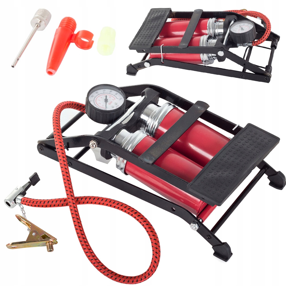 

Pompka samochodowa nożna tuv 2 cylinder końcówki