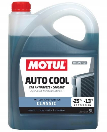 MOTUL AUTO COOL CLASSIC -25°C ОХЛАЖДАЮЩАЯ ЖИДКОСТЬ 5Л