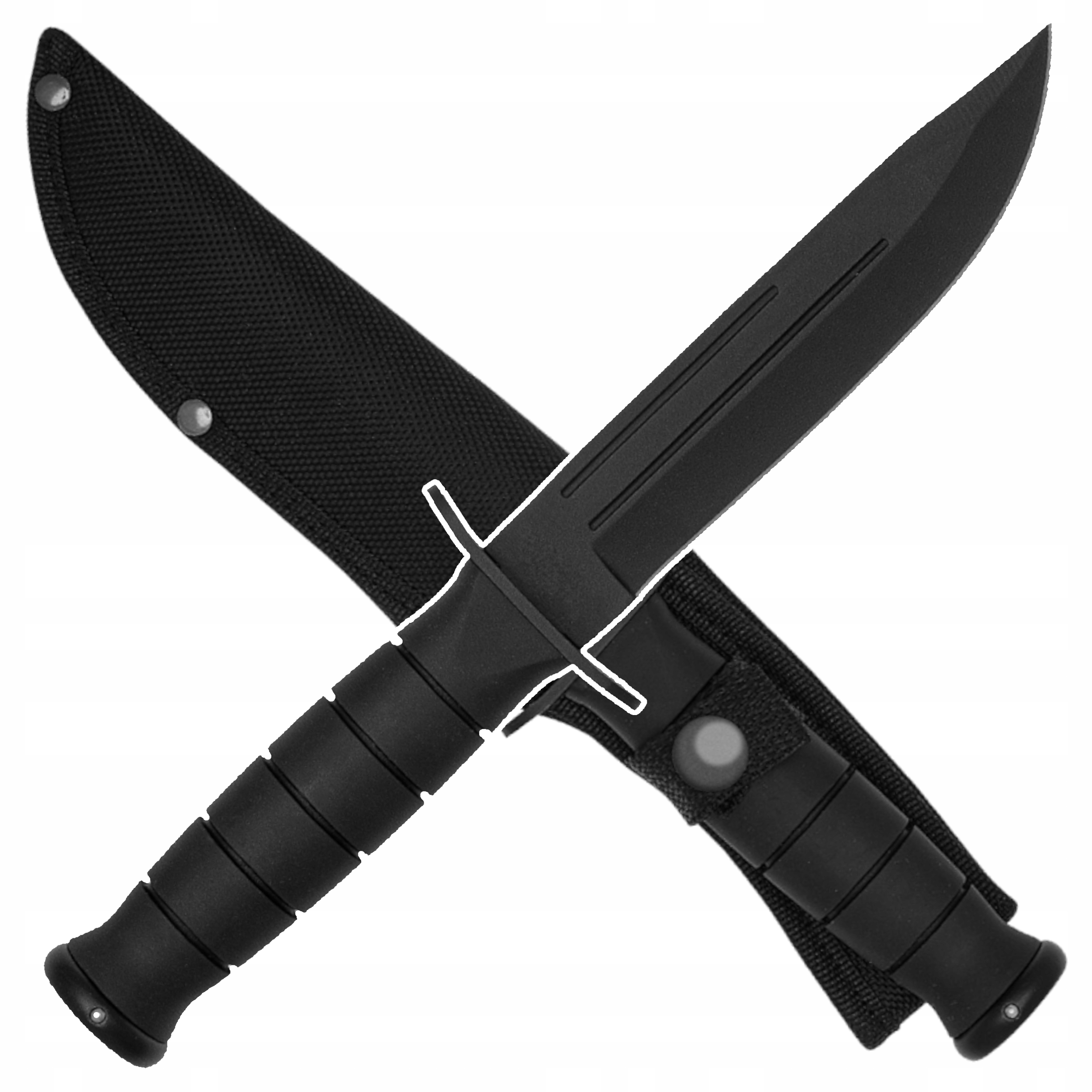 Nóż Wojskowy Sztylet M9 Rambo, Stal Nierdzewna Pokrwiec z Cordury Edc