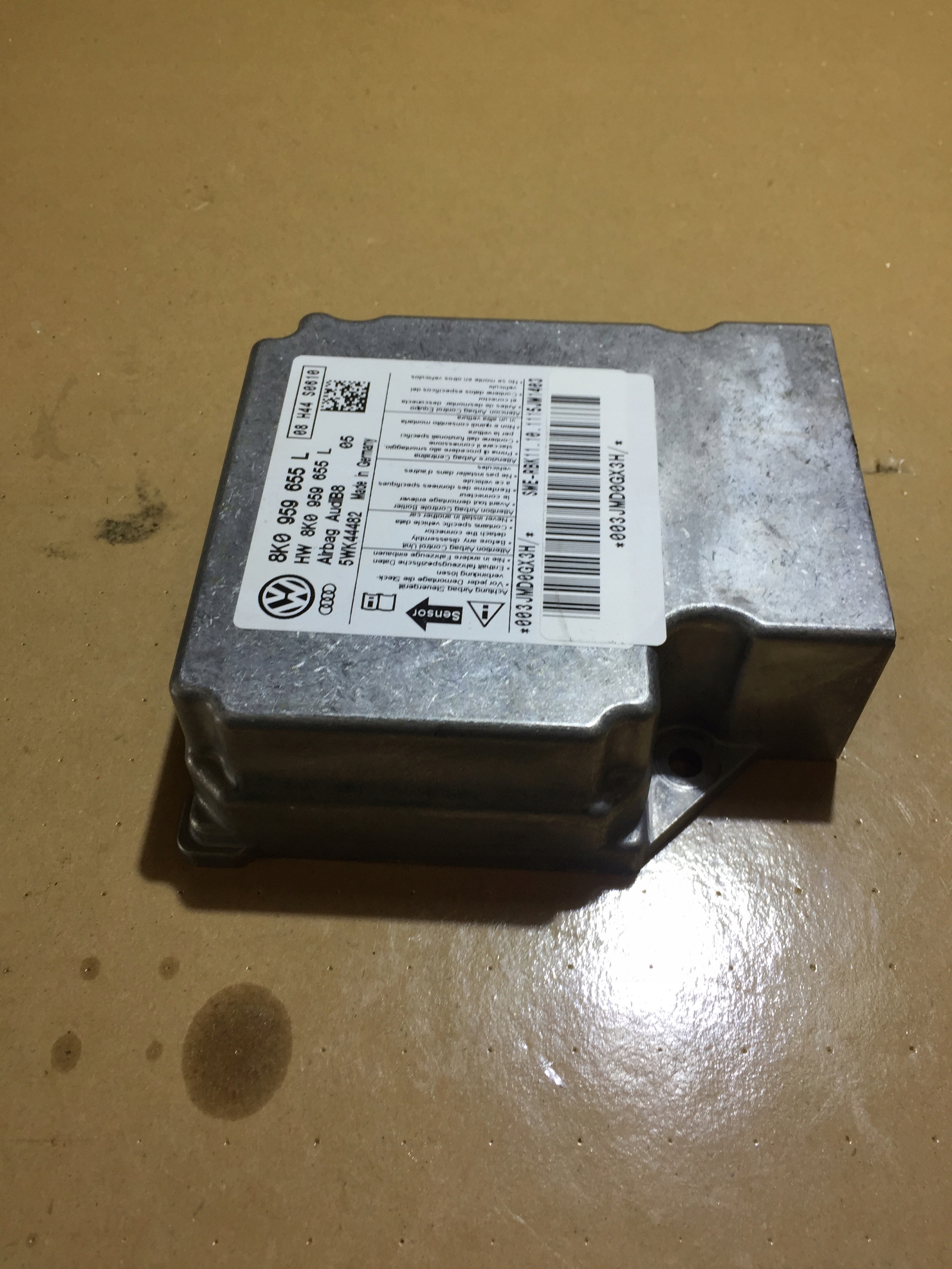 AUDI A4 B8 A5 8T modulo SENSOR airbag 8K0959655L