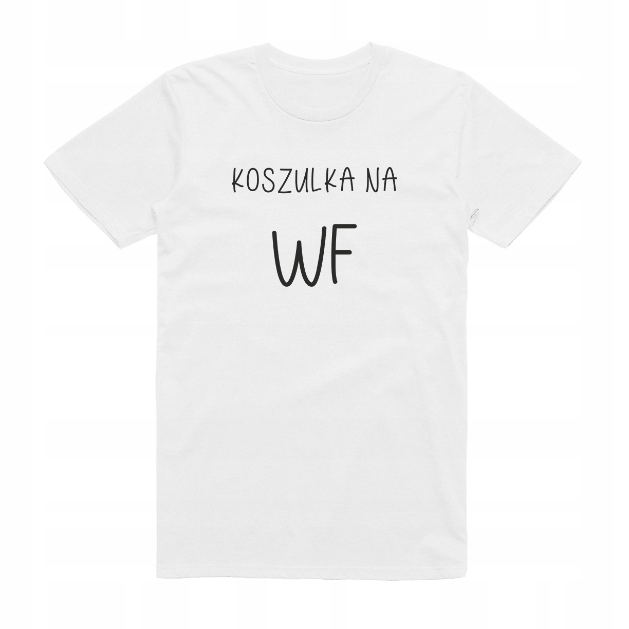 

L - Koszulka T-shirt Na Wf Śmieszna Do Szkoły Wuef