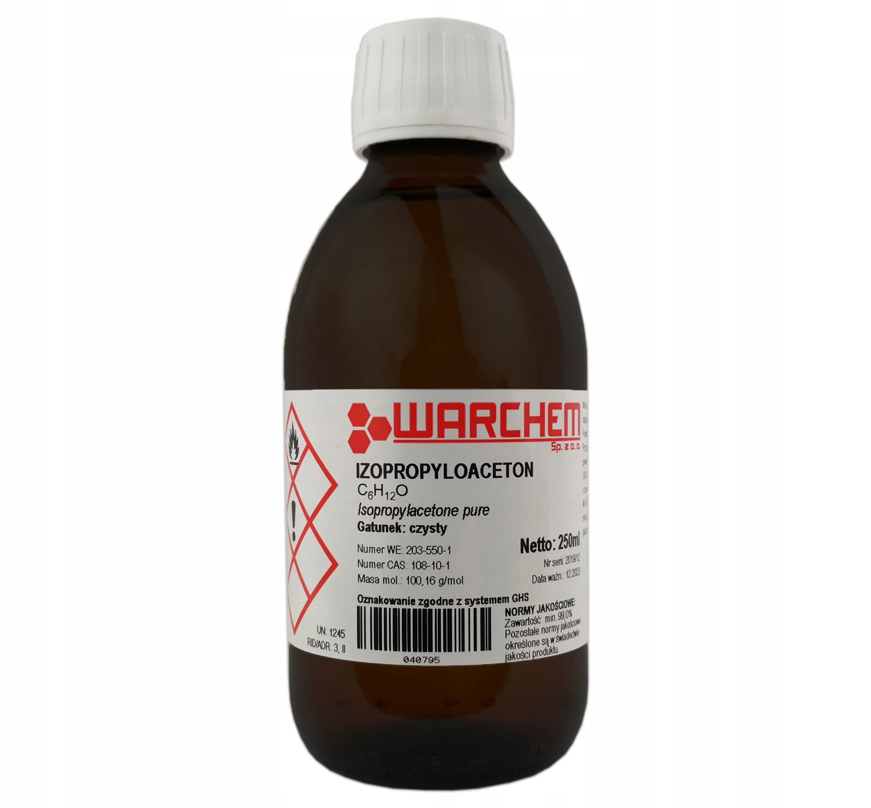 

Izopropyloaceton czysty 250ml