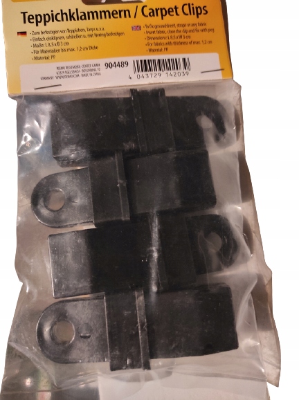 Mocowanie wykładziny przedsionka klipsy do podłogi Marka HABA