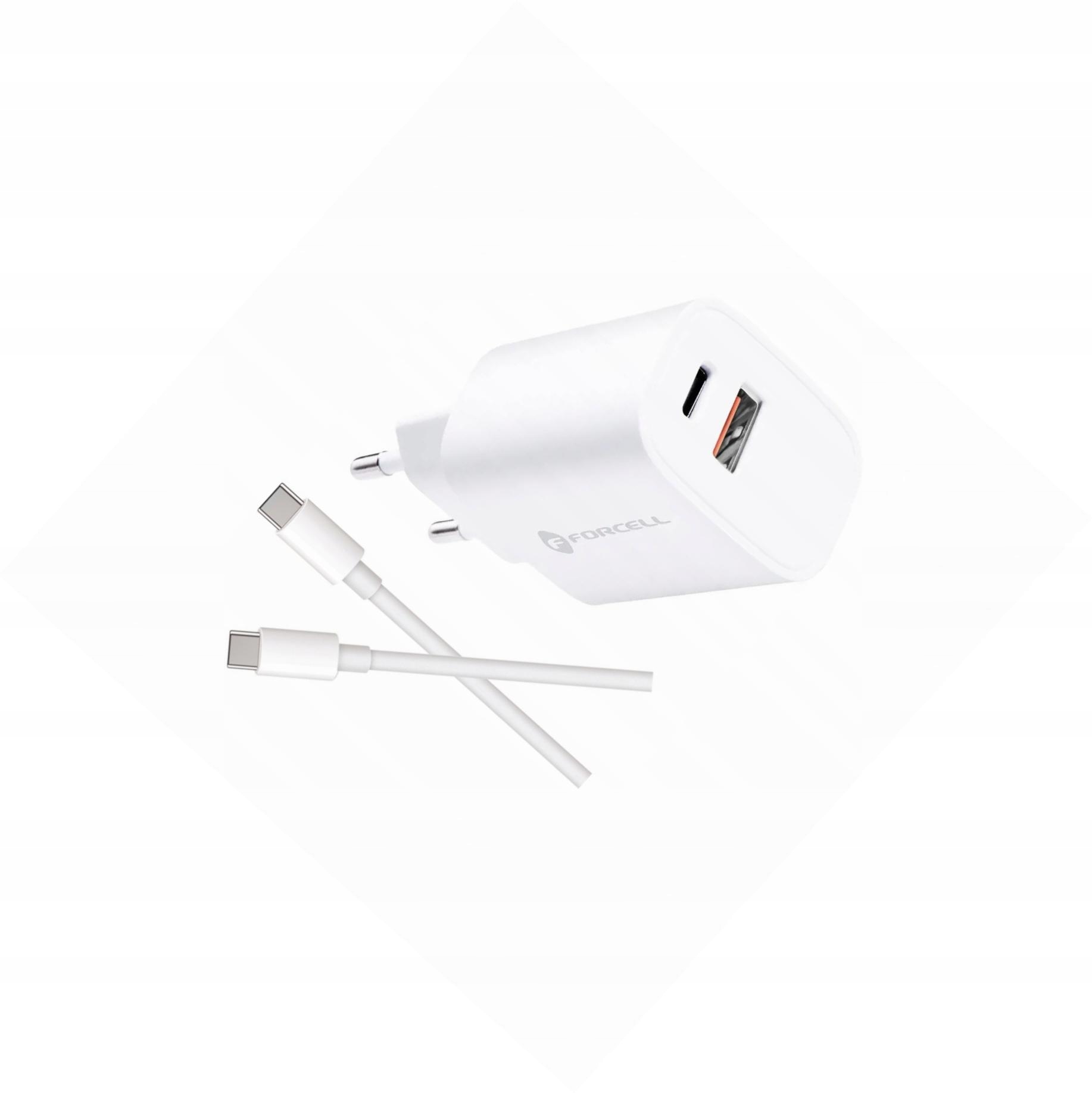Szybka ładowarka 30W 2 porty z długim kablem 2m do Samsung A16