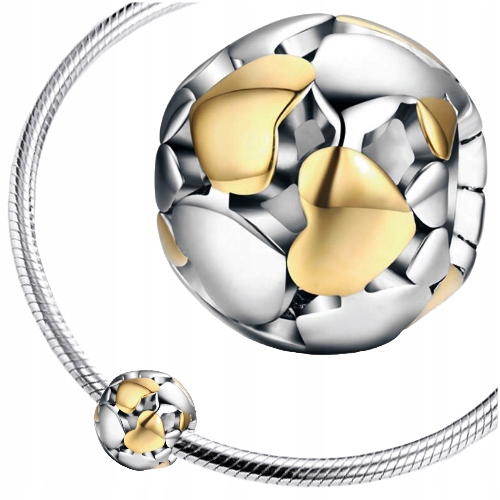 

Charms Serca srebro 925 zawieszka S925 koralik