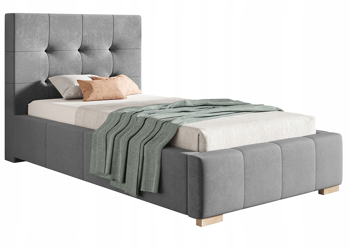 Łóżko tapicerowane LUX 5 90x200 Stelaż + pojemnik
