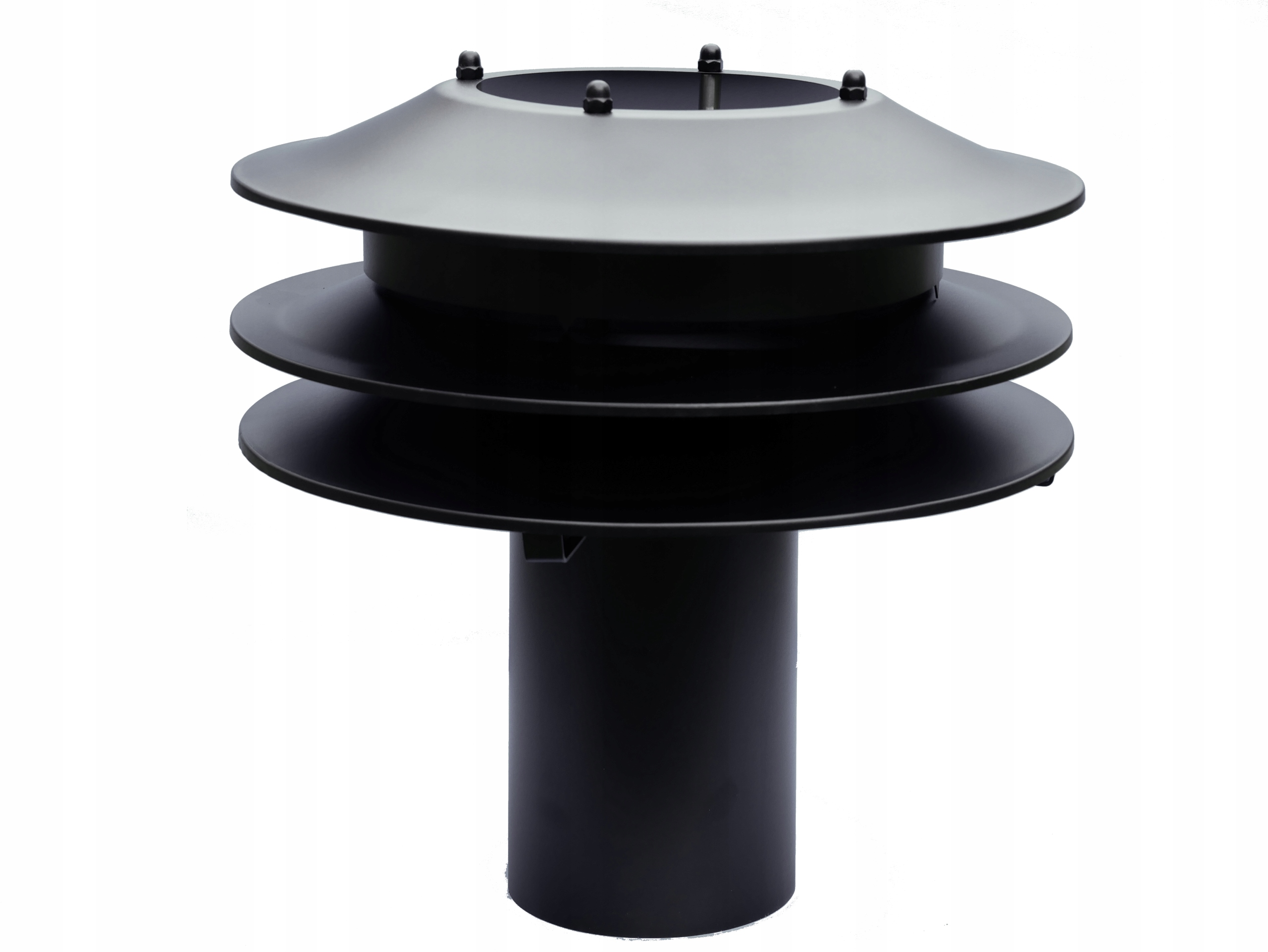 POLMAR REGULATOR CIĄGU KOMINOWEGO SMARTFLOW RC14 CZARNY EKOPROJEKT