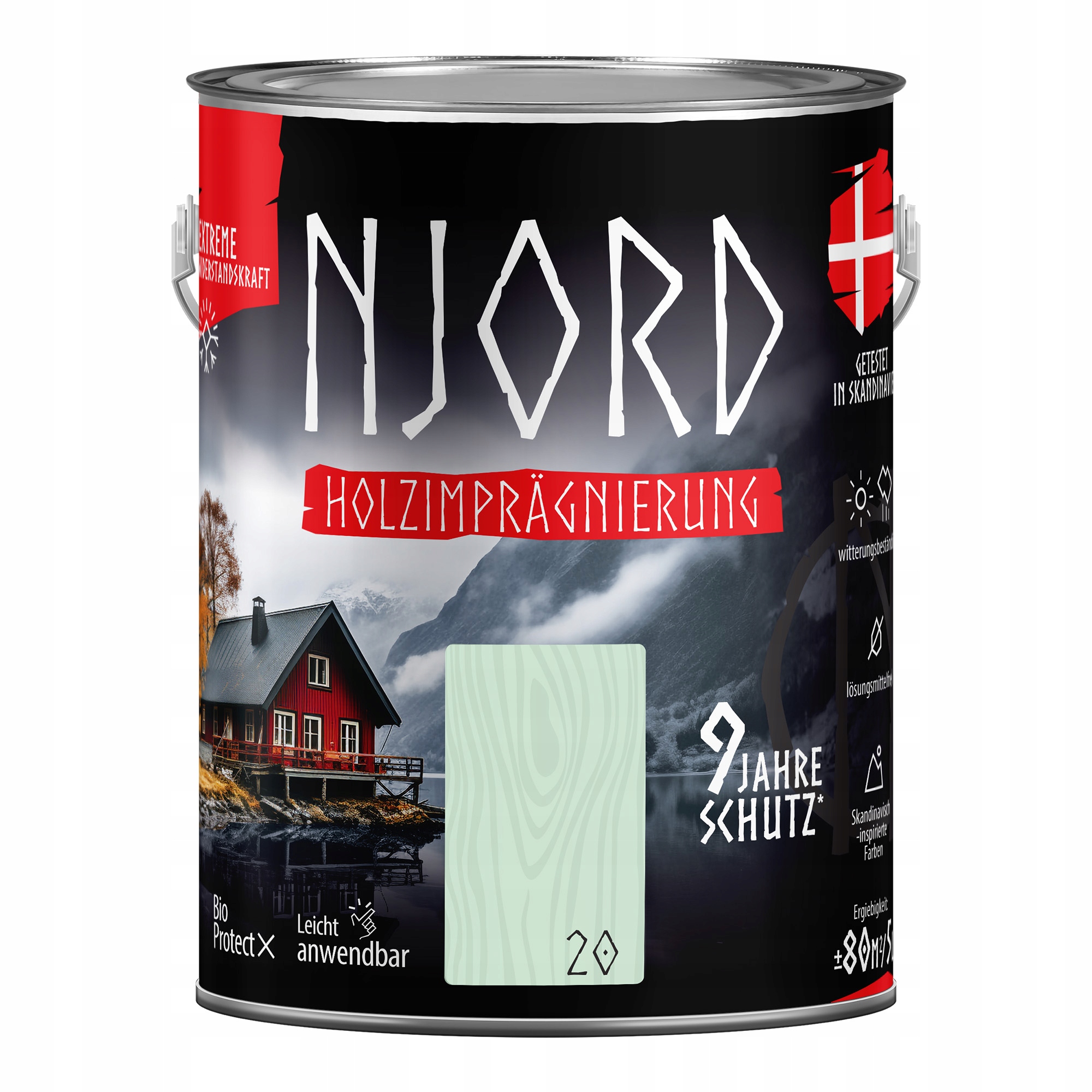 Odolný vůči podmínkám Impregnát na dřevo Normal (20) Nordische Gräser 5L