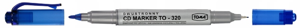 

Pisak dwustronny marker do CD Toma TO-320
