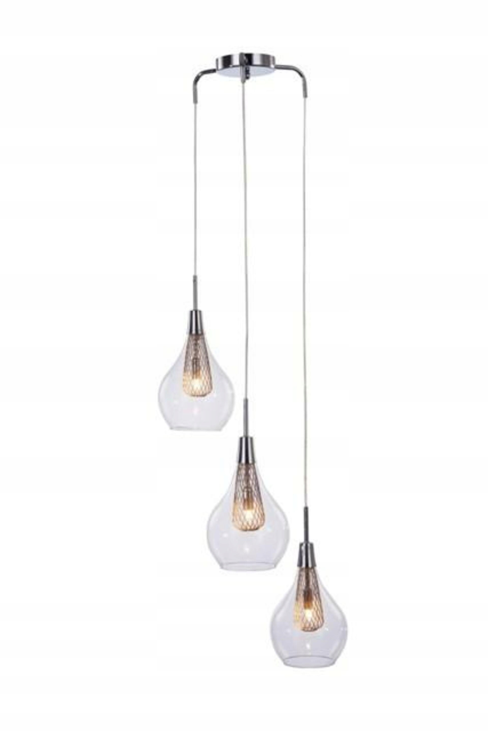 Závesné svietidlo AZzardo Elektra 3 AZ1688 G9 3x40W IP20 40cm chrómové