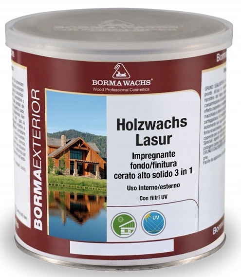 BORMA Holzwasch Lasur 3w1 Impregnat 0,75ml