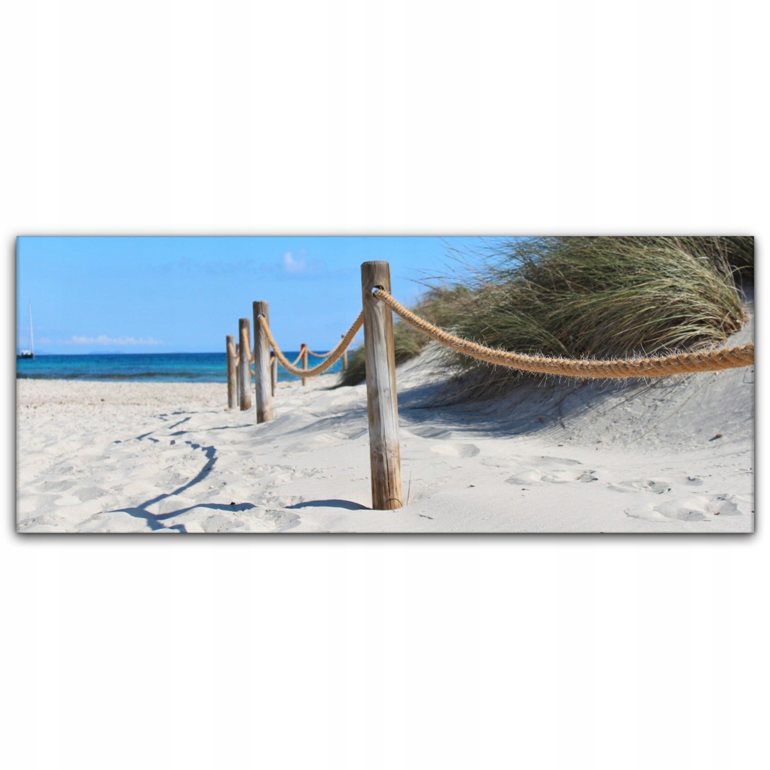 

Obraz płótno z foto 125x50 Bałtyk Plaża Krajobraz