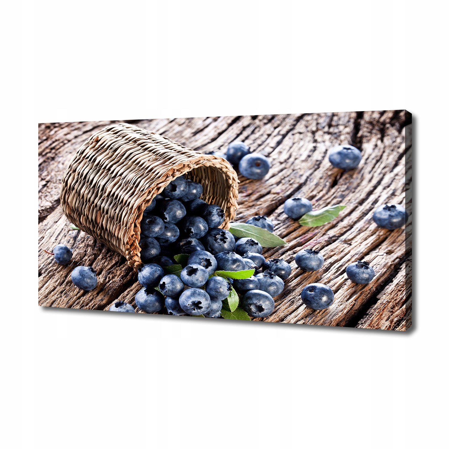 

Foto obraz na płótnie Jagody w koszu 140x70 cm