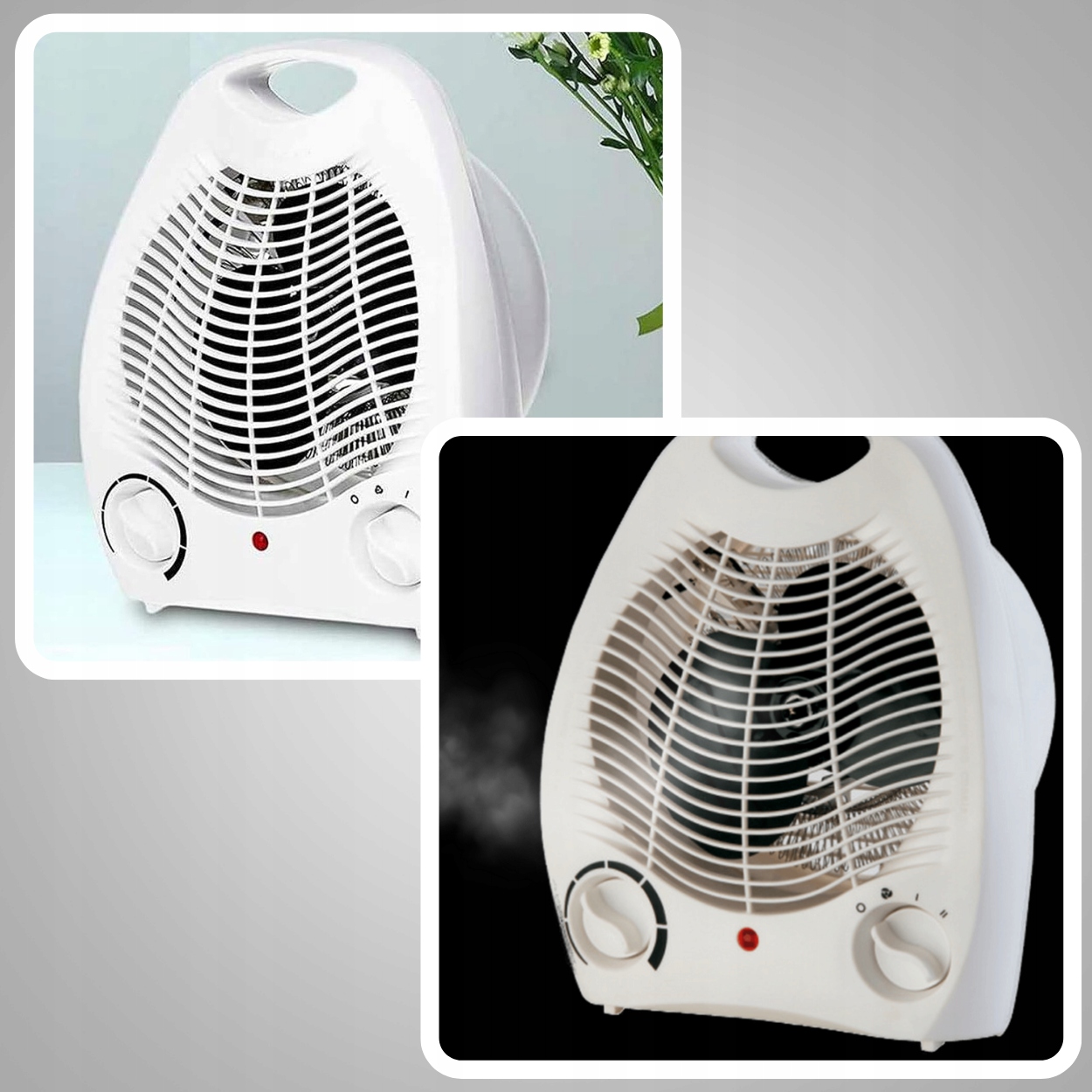 WENTYLATOR WIATRAK PODŁOGOWY STOJĄCY CHŁODZĄCY DO POKOJU DO BIURA 2000W Kolor dominujący biały