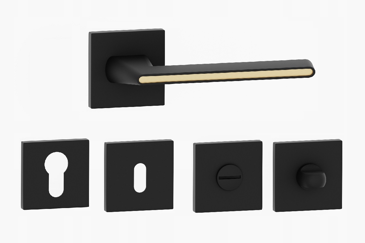 klamki klamka Efenia czarny złoty czarna złota czarne złote Kod producenta HTKAE900A