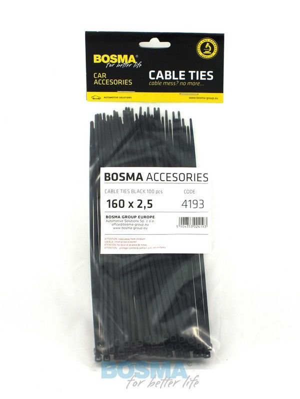 

Opaska Kablowa 2,5X160 100SZT