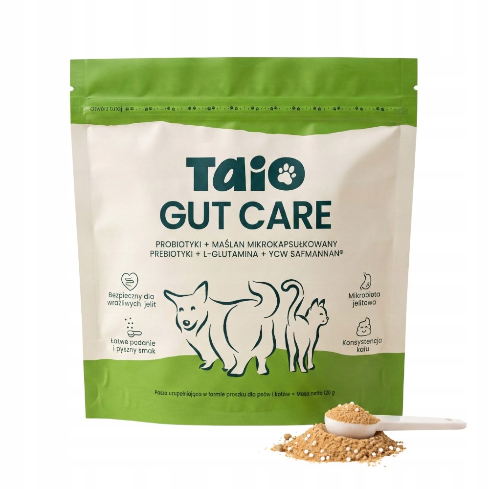 Probiotyki maślan sodu dla psa i kota TAiO Gut Care 120 g