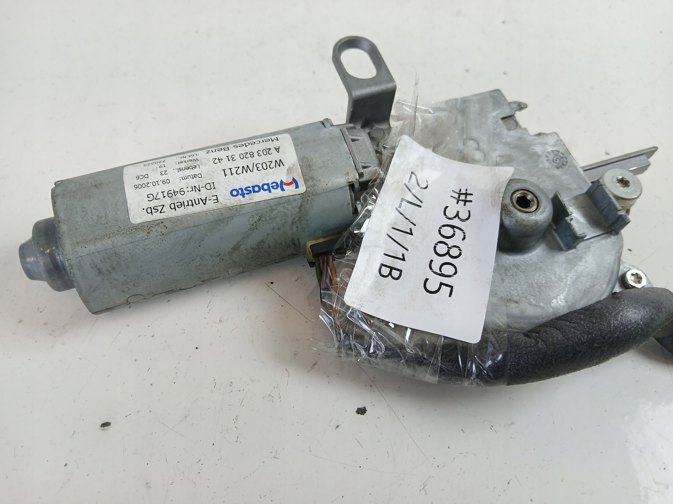 MERCEDES W203 Motor Schiebedach A2038203142