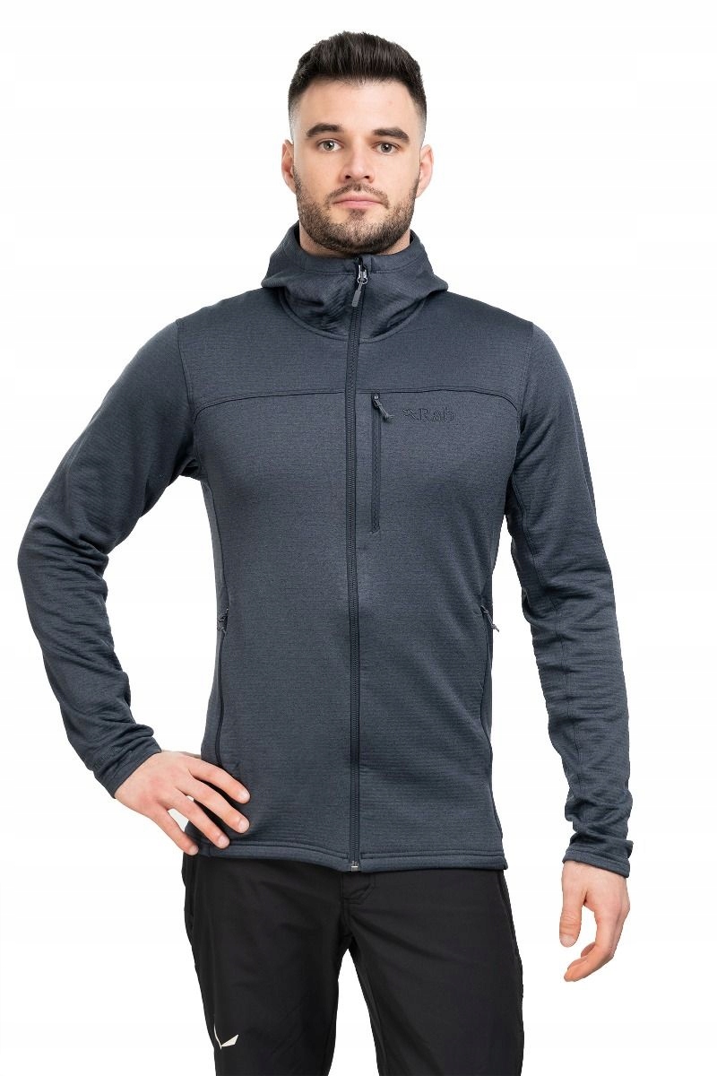 Rab Mikina lezecká mikina Graviton Hoody šedá xl