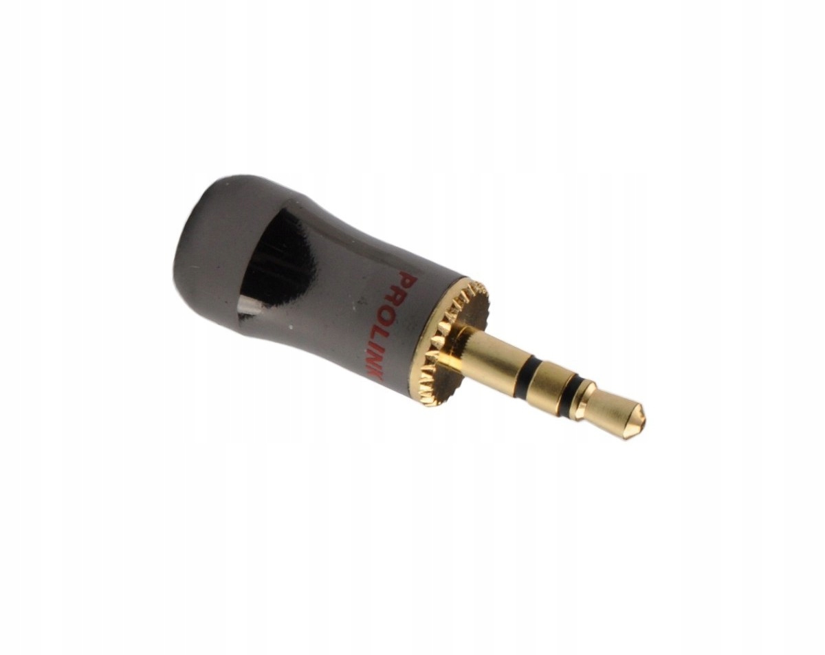 

Wtyk Jack 3,5mm złocony Prolink Pr TPJ-0355B