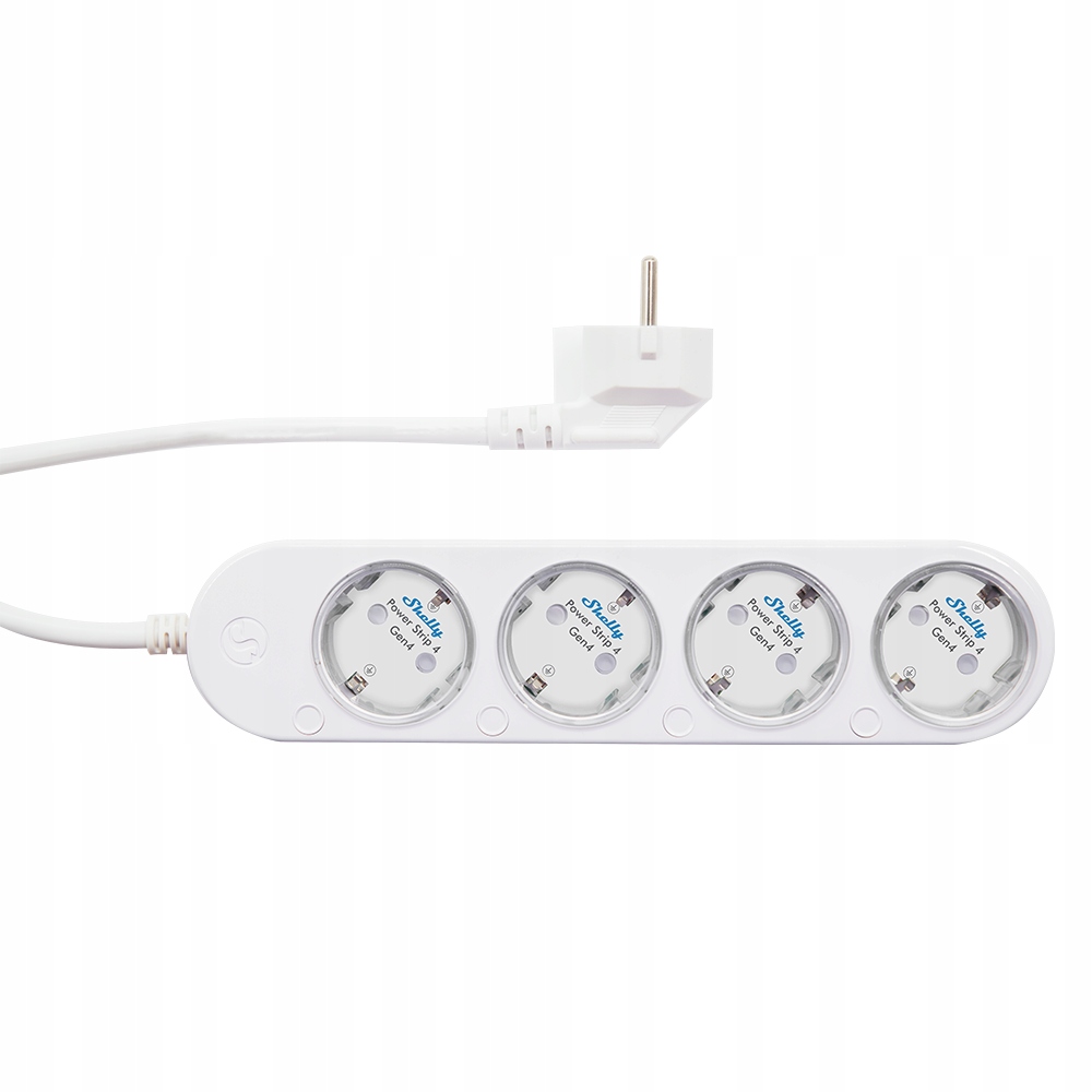 Shelly Power Strip 4 Gen4 Inteligentná Wi-Fi 6 Zigbee Matter