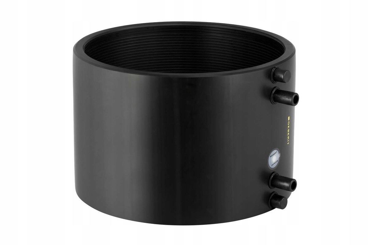 Nátrubek elektroodporová (elektromufa) Pehd 250, černá barva (kanalizace Hdpe)