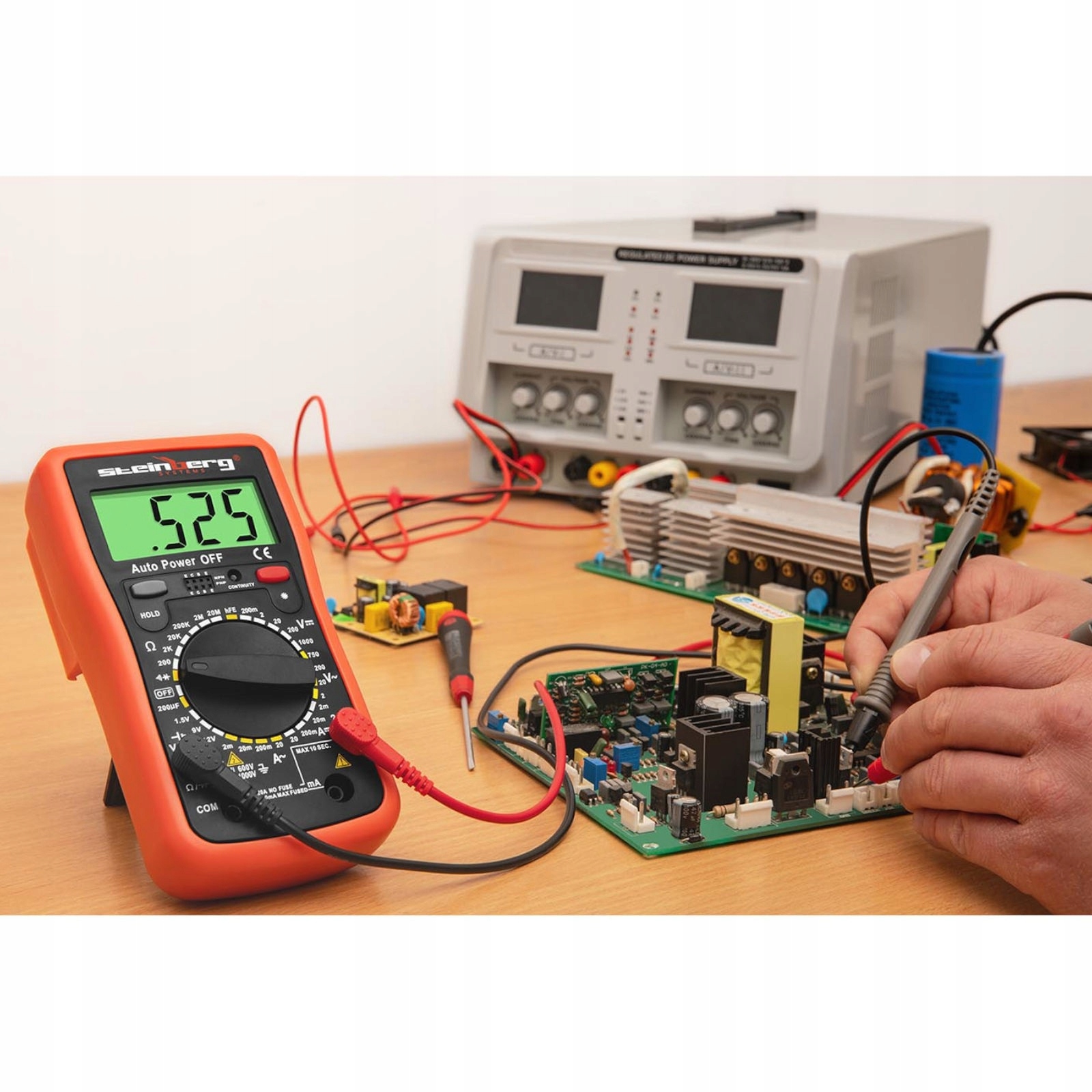 Мультиметр цифровой измеритель тока AC / DC 1000v тест h