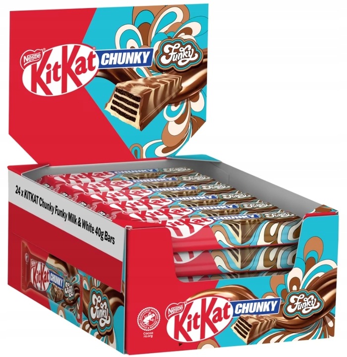 Tyčinka KitKat Chunky Funky 40 g x 24 kusů