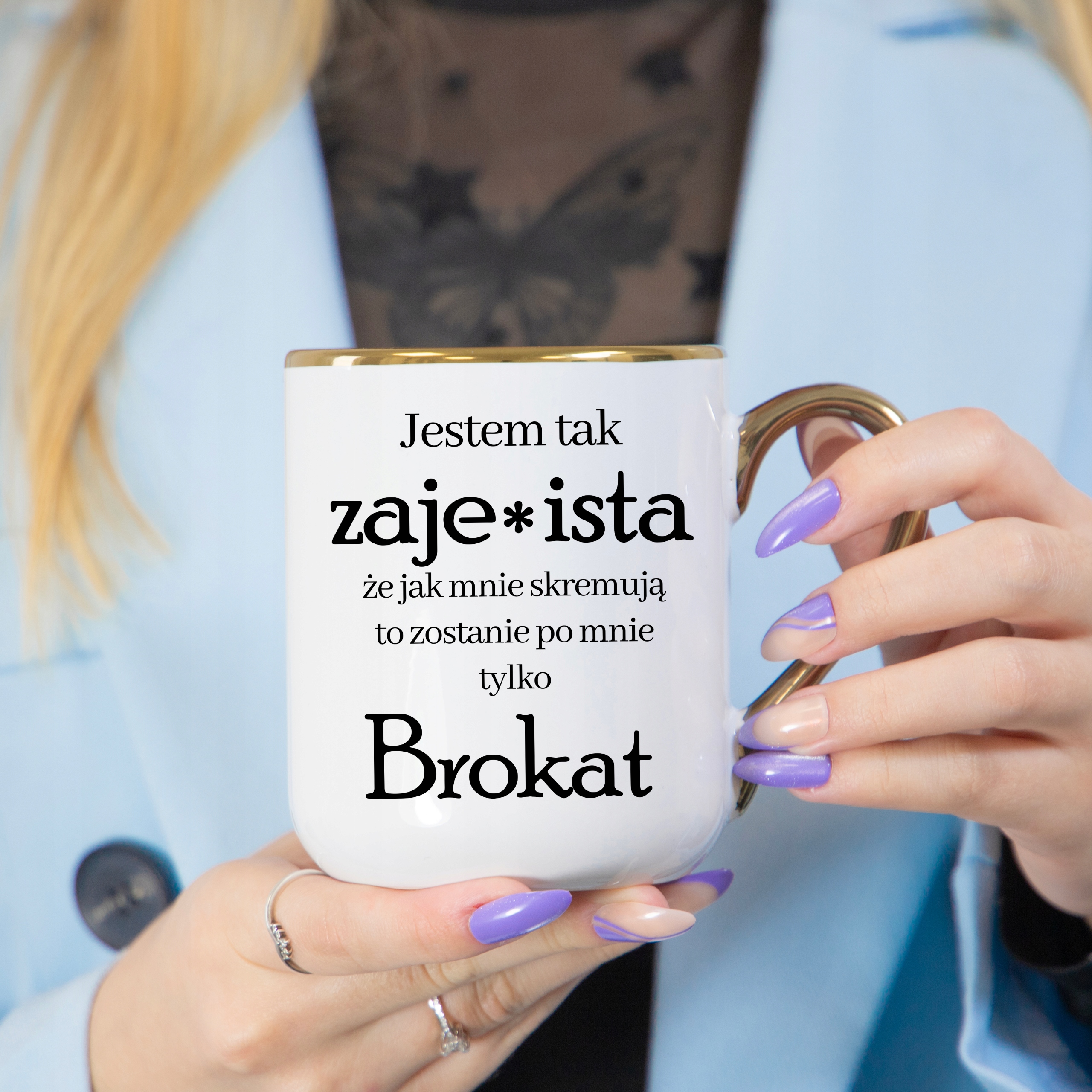 HRNČEK ELEGANT BIELY DARČEK PRE KOLEGYŇU SESTRU KAMARÁTKU TIK TOK VIRAL Materiál keramika