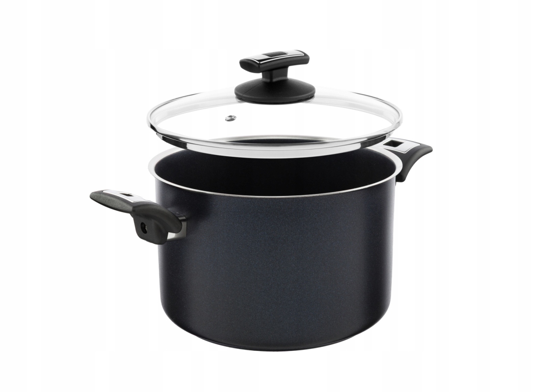 Kolimax Comfort Black Hrniec s pokrievkou 22 cm, 5,5 l