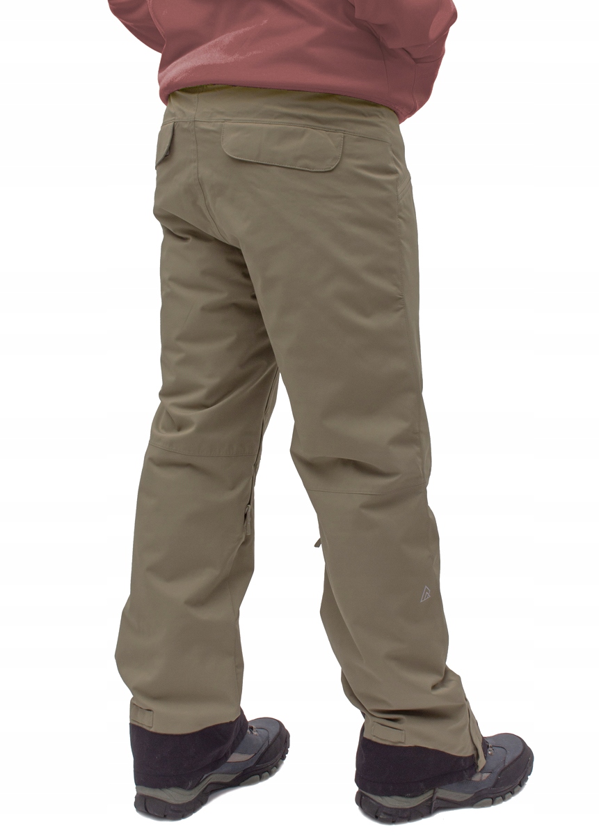 spodnie NARCIARSKIE SNOWBOARD męskie OCIEPLANE M Kolor beżowy